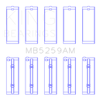 King Engine Bearings Acura B18A1/B1/C1/C5 K20A/K24A Main Bearing Set - Size STD