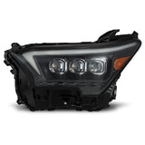 AlphaRex 2023+ Toyota Tacoma NOVA-Series LED Proj Headlights Black w/Actv Light & Seq. Sig + DRL