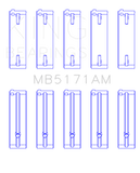 King Engine Bearings Mazda FS-DE L4/FP L4/FS L4  DOHC 16 Valve Main Bearing Set - Size STD